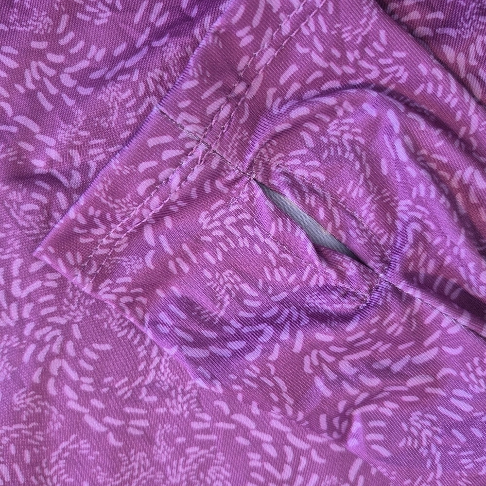 The American Outdoorsman women's Medium sun protected 1/2 zip suntee NEW Fuchsia - Picture 6 of 8